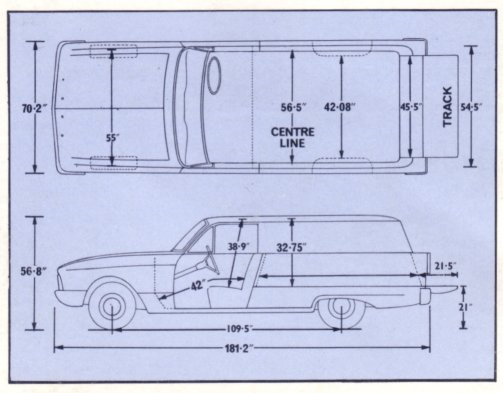 Ford falcon station wagon boot dimensions #7